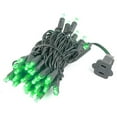 thumbnail image 2 of Novelty Lights 50 Light Green LED Christmas Mini Light Set (Black Wire, 11 Feet), 2 of 7
