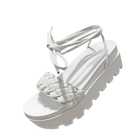 

Womens Beach Open Toe Comfortable Strappy Platform Sandals Shoes Summer Open Toe Slide Sandals Comfortable Flats Flip-Flops Sandal Casual Platforms Wedge Sandals Boho Dressy Heeled Sandals A16351