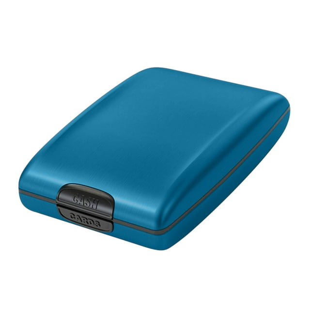Agiferg Porte-Cartes de Crédit Ultra Léger en Aluminium Porte-Cartes Protection RFID NFC Porte-Cartes en Aluminium de Haute Qualité Rangement pour Cartes