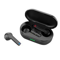 Wireless Earbuds, Sports Bluetooth Headphones, Ear Buds with 80hr Playtime, Noise Canceling, LED Power Display, IPX7 Waterproof Earphones for Workout/Running(Black)