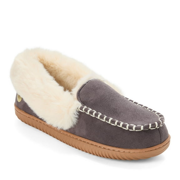 Dearfoams Women's Ryland Cabin Moccasin Slipper