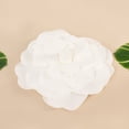 thumbnail image 3 of Efavormart 2 Pack 20” 3D Craft Rose White Real Feel Foam Rose for DIY Wedding Bouquets Arrangements Party Home Decorations, 3 of 11