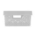 thumbnail image 3 of Caja con Tapa Plastic Trends Modelo Paris Capacidad 11Lts Color Blanco 1 Pieza, 3 of 5