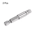 thumbnail image 3 of 2uds T45 Estrella 7 Puntos Puntas de Destornillador 1/4" Hexagonal Vástago 2" Longitud Magnético Seguridad Torx Tornillo Destornillador Eléctrica Herramienta, 3 of 5
