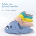 thumbnail image 5 of Cute Slippers for Women - Shark Slides Adult - Shark Slippers Shower Shoes - Non-Slip Beach Shoes EVA Soft Couples Slippers, 5 of 8
