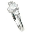 thumbnail image 2 of 925 Sterling Silver Pear Shape Stone Promise Rings for Her & Engagement Rings Make Great Anniversary Gifts, 2 of 5