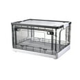 thumbnail image 1 of Caja con ruedas, caja de almacenamiento con puertas laterales, caja de ropa, contenedor de almacenamiento, logre más, 1 of 5