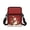 Christmas Snowman Art, variant on FUIALDOLG St. Patrick's Day Polyester Cross Body Bags with Double Zipper Pockets, Portable Phone Purse for Daily Travel and Shopping