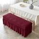 thumbnail image 3 of Funda para banco de comedor, fundas elásticas extraíbles, funda elástica para asiento, cojín para banco Vino rojo, 3 of 9