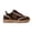 Dark Brown, variant on Womens Fashion Sneakers with Bow Detail Comfort Casual Shoes,Beige&Gold