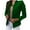 Green, variant on YOUSNH Women Casual Slim Top Button Long Sleeve Stand Solid Business Jacket Trendy Short Coat Fall Jackets for Women 2024 Black XXXXL