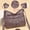 Purple, variant on Vintage chic rivet accent soft PU leather crossbody shoulder bag-spacious multi-zipper messenger bag with adjustable strap, perfect for women on-the-go-stylish, durable, and easy to clean