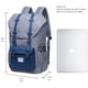 thumbnail image 2 of Mochila de Viaje Escolar KAUKKO 22L Nylon Gris Café 15 pulgadas, 2 of 5