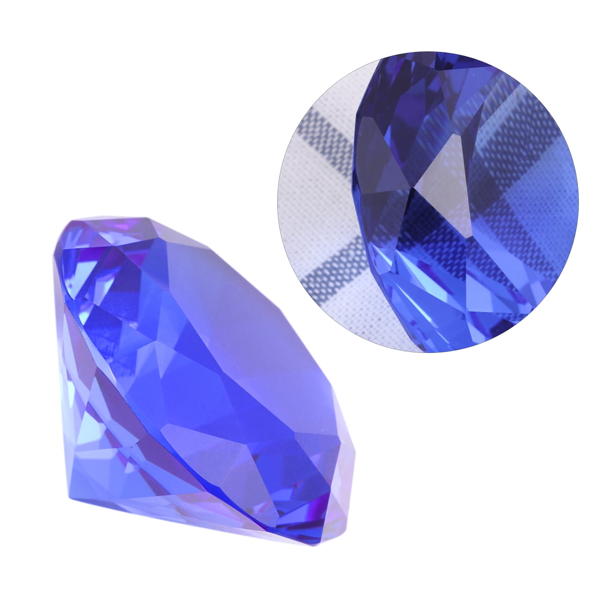 Etereauty Crystal Acrylic Gems Diamonds Large Artificial Fake 80Mm Glass  Jewels 60Mm Clear Decor Wedding Pirate Big Rhinestones 