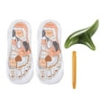 thumbnail image 4 of Esquirla Reflexology Socks Comfortable Beginner Acupoint Massage Tools for Salon Gift large green massage, 4 of 8