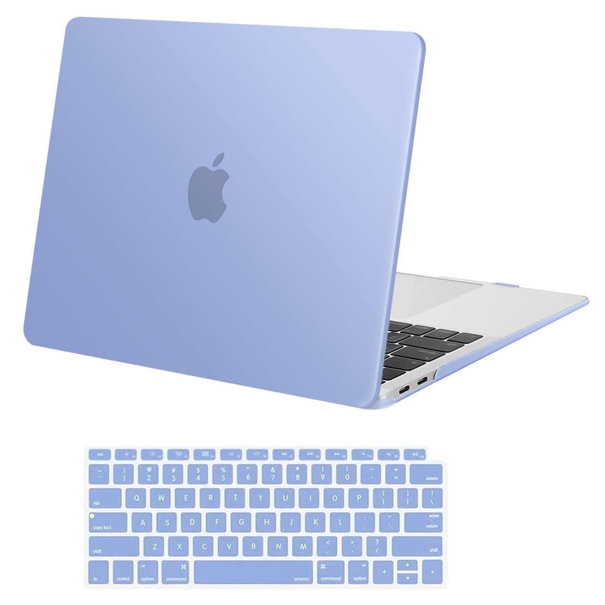 Light Purple Plastic Hard Shell&Keyboard Cover&Screen Protector&Storage Bag Compatible with MacBook Air 13 MOSISO MacBook Air 13 inch Case 2020 2019 2018 Release A2179 A1932 with Retina Display 