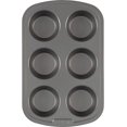 thumbnail image 2 of Molde para magdalenas Good Cook, 6 tazas, revestimiento antiadherente de acero, 2 of 9