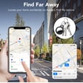 thumbnail image 4 of Air Tracker Tag, Bluetooth Tracker-1Pack, Bluetooth Item Finder Compatible with Apple Find My (iOS Only), IP68 Waterproof, Replaceable Battery, Locator for Keys/Wallets Charcoal Black, FCC Approved, 4 of 5