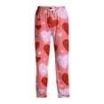 thumbnail image 4 of Hearthz Valentines Pajama Pants Men Mens Sleep Pants Heart Graphic Drawstring Straight Leg Lounge Pants Men with Pocket, 4 of 6
