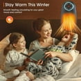 thumbnail image 4 of Wall Space Heater, Plug In Heater Cyber Heater, Plug In Electric Heater 3S Fast Heating, Portable Heater for Office Drom Room Heaters For Indoor Use，2PCS, 4 of 7