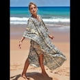 thumbnail image 4 of Vestido Caftán con Estampado Animal para Mujer, Talla Grande, para Playa, Verano 2025 Estampado de Serpiente Talla Única, 4 of 8