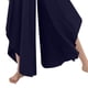 thumbnail image 5 of Pantalones Holgados Para Mujer, Pantalones Holgados Informales De Pierna Ancha, Cintura Elástica, Monocolor, Pantalones De Pierna Ancha, Pantalones De Ocio Para Correr, 5 of 5