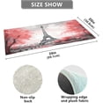 thumbnail image 3 of Paris Tower Street Kitchen Mat Soft and Absorbent Bath Mats for Bathroom Non Slip Quick Dry Shaggy Bath Carpet Machine Wash for Kitchen Bathroom Shower 39x20 in Home Decor, 3 of 7