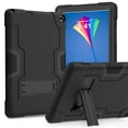 thumbnail image 4 of SaniMore Hybird Case for Walmart ONN 10.1 Inch Tablet Case Gen 3 2022(Model:100071485), Rugged Heavy Duty Protective Case Hidden Kickstand Dual Angle Stand Shockproof Anti-drop Case, Black, 4 of 9