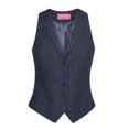 thumbnail image 1 of Brook Taverner - Chaleco uniforme Nashville para chica mujer (Espiguilla Marino) Brook Taverner UTPC3396_navyherringbone, 1 of 1
