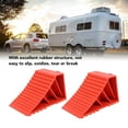 thumbnail image 4 of Wheel Stoppers, Wheel Chocks Powerful Grip Rubber Secure Hold Anti Slip Enhanced Traction 2PCS  for Truck, 4 of 7