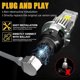 thumbnail image 2 of D2S D4S 1:1 LED Headlights Bulbs HID CANBUS D2R D4R D2C D4C Replaceable Kit Xeon LED 20000LM 100W Two sided 9570 Large led Chip, 2 of 4
