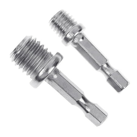 

Heavy Duty 2-Piece Power Drill Sockets Adapter Sets Hex Socket Adapter Converter