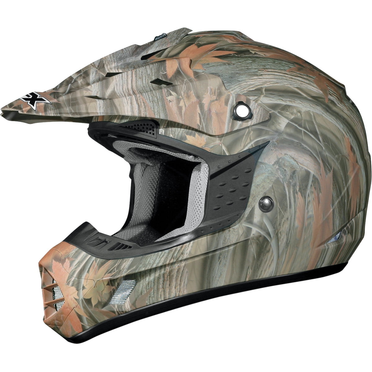 AFX FX17Y Full Face Youth Helmet (Camo Brown Gloss, Large)