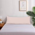 thumbnail image 4 of Royale Linens Body Pillow Cover - Double Brushed 1800 Microfiber - 20"x54" with Hidden Zipper Closure - Wrinkle & Fade Resistant - Super Soft Body Pillowcase 2 Pack (Pink, Pack of 2), 4 of 9