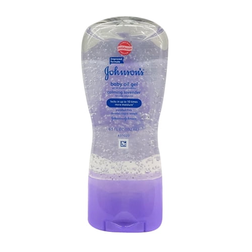 Johnsons Baby Oil Gel Calming Lavender 6.5 Oz 2 Pack