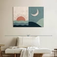 thumbnail image 2 of Elephant Stock Boho Sunrise And Sunset Ii Wall Art - Horizontal Canvas Wall Art - Living Room Wall Decor - Nature Canvas - Beige And Orange Decor - 39" x 26", 2 of 8