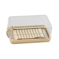 thumbnail image 2 of Batiner de contenedor de con queso, cubierta transparente para una caja de almacenamiento fácil de cortar y almacenamiento para hornear la L, 2 of 9