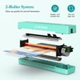 thumbnail image 4 of Máquina laminadora Laminator Crenova A4 con 10 hojas, color verde, 4 of 8