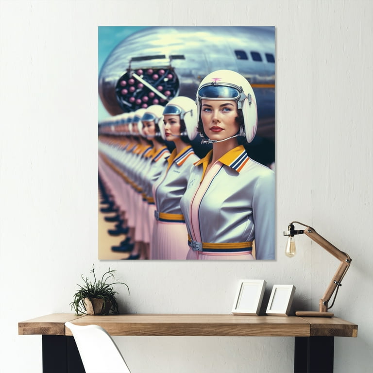 Designart Futuristic Fashion For Woman I Canvas Wall Art - Walmart.com
