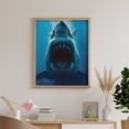 thumbnail image 5 of Diamond Art Kits for Adults, Open-Mouthed SharkDiamond Painting Kits for Beginners, Frameless Round 5D Full Drill Diamonds Art Gem Art Crafts Home Decor Gifts, 5 of 8