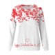 thumbnail image 3 of Gibobby Tops Mujeres Casual Sudadera con capucha sin capucha con estampado del día San Valentín informal con cuello redondo para mujer (Beige, M), 3 of 4