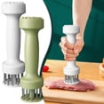 thumbnail image 2 of Meat Tenderizers, 2026 New Stainless Steel Steak Tenderizer Needle 20 Pin Steak BBQ Kitchen Cooking Tool, Meat Marinating Tool for Steak, Beef and Chicken (Green), 2 of 6