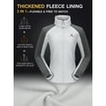 thumbnail image 5 of OutPro Women's 3 in 1 Ski Jacket, Waterproof Activewear Jacket Gray White,L, 5 of 11