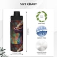 thumbnail image 3 of Cauagu Rainbow Scales Fantasy Dragon Print 18oz Vacuum Insulated Stainless Steel Water Bottle,Coffee Travel Mug Spill Proof with Lid,Thermos Cup for Keep Hot/Ice Water Drinks, 3 of 7