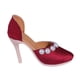 thumbnail image 5 of Zapatos para muñecas BJD, accesorios, zapatos de moda, tacones altos en miniatura rojo, 5 of 9