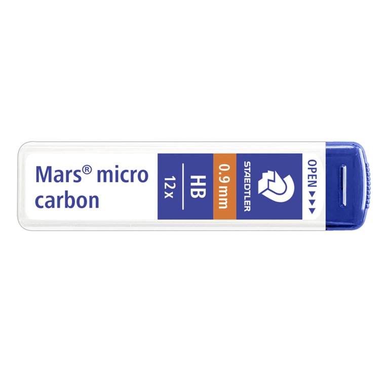STAEDTLER Mars Micro Carbon 250 HB Lot De 4 Tubes De 48 Mines HB 0