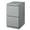 Silver, variant on Bowery Hill 20"D Mobile Pedestal 2-Drawer File/File - Full Width Pull in Silver