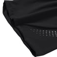 thumbnail image 6 of Hurxie Mens Lightweight Athletic Shorts Quick Dry Gym Workout Running Shorts with Zipper Pockets Black,8XL, 6 of 6