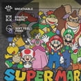 thumbnail image 4 of Nintendo Super Mario Men's Graphic Tee, Charcoal Heather, 4 of 9