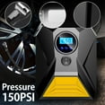 thumbnail image 2 of MesaSe Car Tire Inflator 150PSI Electric Air Compressor Portable Mini Tire Pump With 3 Nozzles Digital Display Automatic Tire Pump Auto Shut Off For Bicycle Motorcycle, 2 of 11